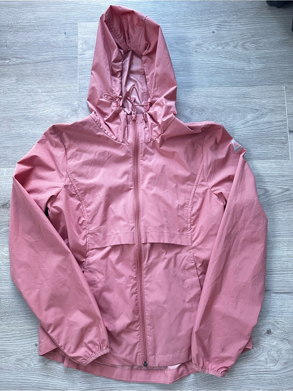Gerry Dusty Pink Packable Hooded Rain Jacket Windbreaker - Size S